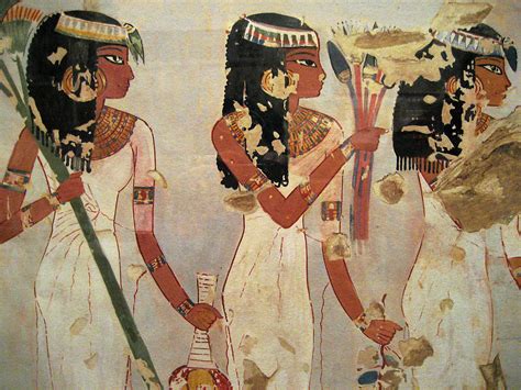 Egyptian Wall Paintings From The New Kingdom Egyptian