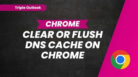 chromenet internalsdns clear  flush dns cache  chrome