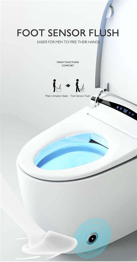 Tankless Japanese Bathroom 110v Self Clean Full Automatic Open Seat S