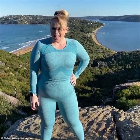 rebel wilson flaunts her ample assets in another bikini selfie daily