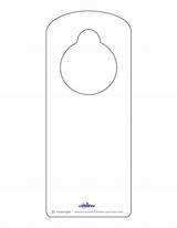 Hanger Hangers Doorknob sketch template