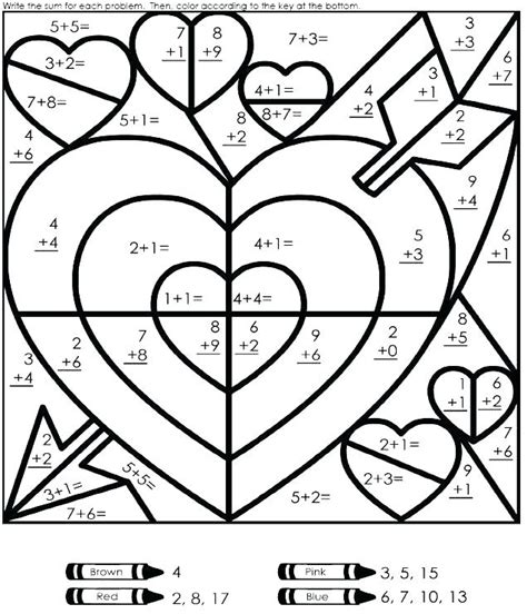 math coloring worksheets  grade  coloring pages color  number