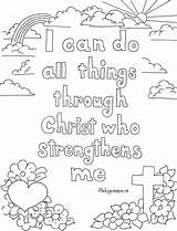 Bible Coloring Pages Philippians Sunday Rocks sketch template