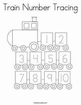 Number Train Coloring Tracing Worksheets Kindergarten sketch template