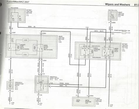 wiper wiring diagram fordfusionclubcom