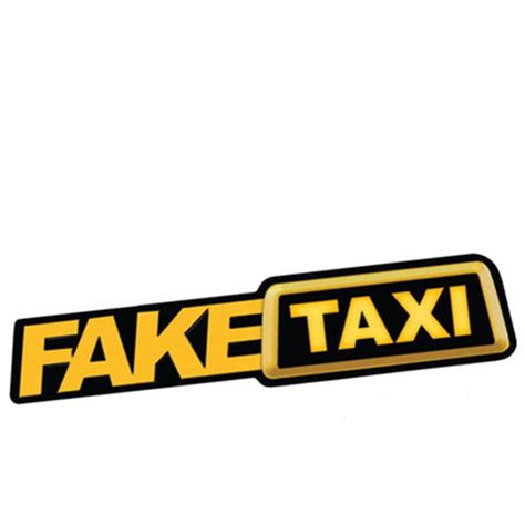 Funny Car Stickers Fake Taxi Cars Decor Emblem Self Adhesive Vinyl