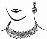 Jewellery Clipart Clip Cliparts Clipground Outline sketch template