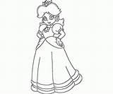 Daisy Peach Rosalina Coloringhome Kleurplaten Source sketch template