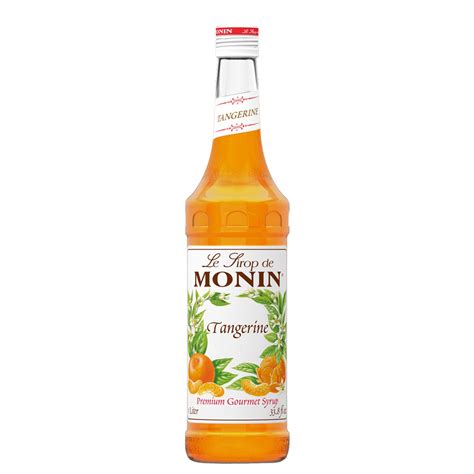 monin tangerine syrup cl bottle  drinkstuffcom