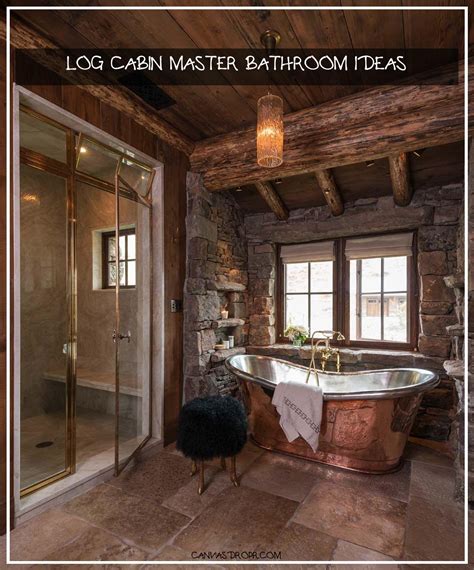 10 fresh log cabin master bathroom ideas home decorating