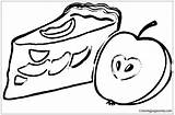 Pie Apple Coloring Pages Printable Drawing Clipart Clip Cliparts Desserts Color Food Pumpkin Clipartbest Getdrawings Super Applepie sketch template
