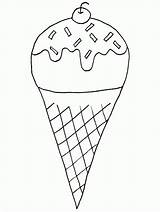 Coloring Ice Cream Sundae Pages Popular Printable sketch template