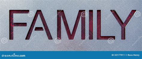 family text stock image image  metal title spelling