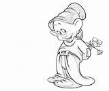 Dopey Coloring Pages Popular Another sketch template