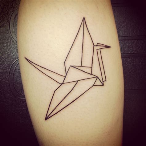 paper crane tattoo paper crane tattoo crane tattoo tattoo paper