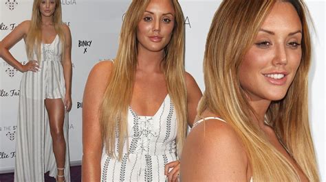 charlotte crosby looks tantastic as she unveils new swimwear line