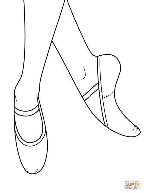 ballet shoes coloring page  printable coloring pages