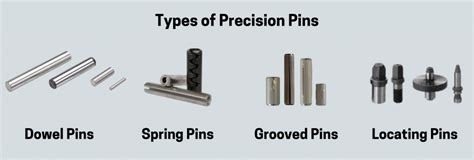 types  precision pins precision machine technologies