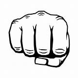 Fist Hand Punching Vector Illustration Clenched Punch Clipart Clip Human Royalty Thehungryjpeg Cart Clipartmag sketch template
