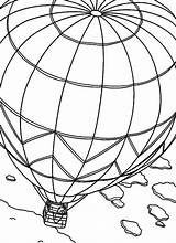 Air Balloon Hot Coloring Pages Bear Pole Lars Flying Little Outline sketch template
