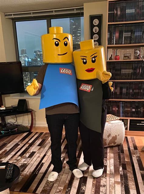Diy Easy Lego Head Costume Divorced Design Diva