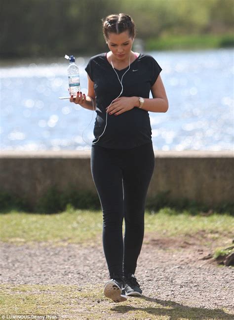 Helen Flanagan Dresses Her Bump For A Sunny Stroll Daily
