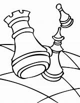 Chess Ajedrez Piezas Xadrez Colorir Imprimir Pieces Fichasparapintar Schach Ausmalbilder Atividades Uteer Atividade Siga sketch template