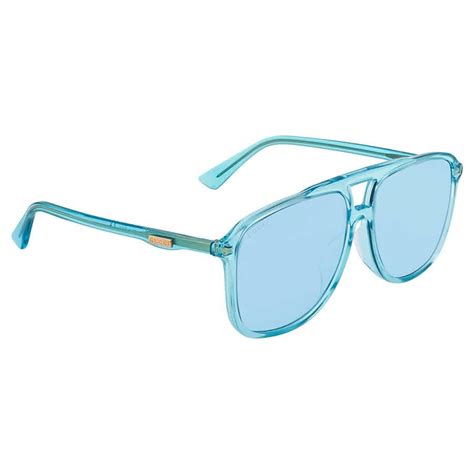 Gucci Light Blue Rectangular Alternate Fit Sunglasses 003 60 For Men Lyst