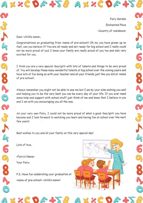 personalised graduation letter   childs  etsy