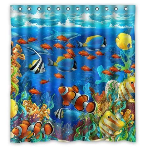 fish shower curtains kritters   mailbox fish