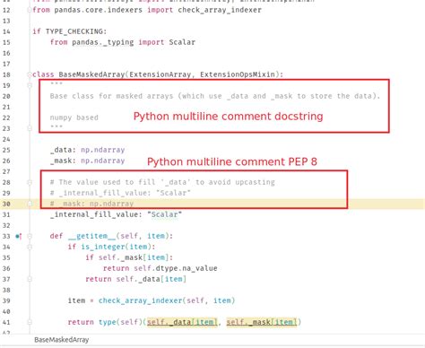 comment  python shortcut whereintop