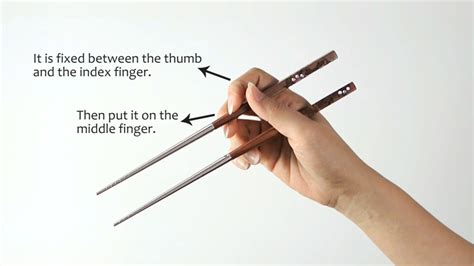 hold chopsticks correctly