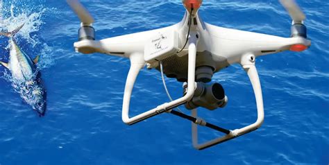 drone fishing bait dropper  dji drones suas news