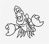 Sebastian Crab Draw Mermaid Drawing Easy Outline Clipart Mermaids Sketch Clipartmag Nicepng Clip Crabs Transparent sketch template