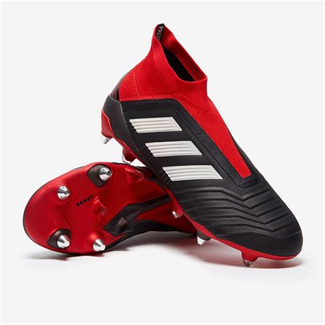 adidas predator  sg core blackwhitered soft ground mens boots prodirect soccer