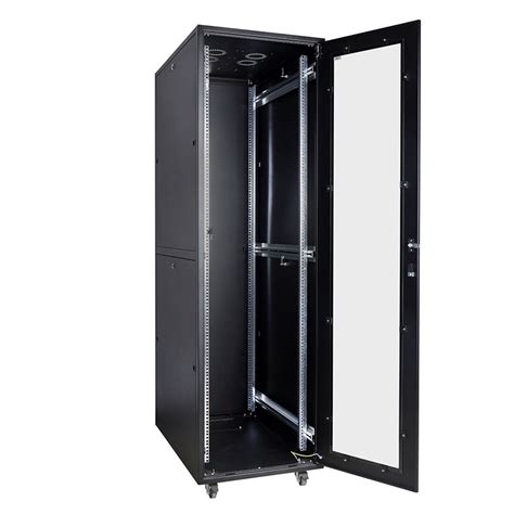 tuffrack server data rack enclosure  mm   mm  glass