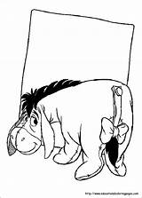Eeyore Coloring Pages Printable Sheets Educationalcoloringpages Birthday Colouring Color Disney Adult Kids Fun Books Cartoon sketch template