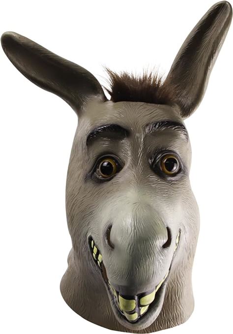 molezu donkey maskhalloween shrek donkey face mask novelty deluxe