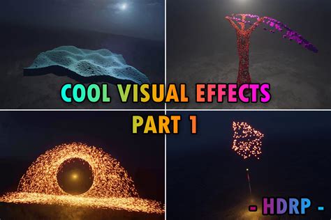 cool visual effects part  hdrp support vfx particles unity asset store
