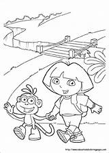 Dora Kids Coloring Pages Printable Explorer Colouring Drawing Tegneark Outlines Color Print Sheets Getdrawings Getcolorings Educationalcoloringpages sketch template