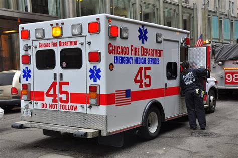 chicago fire department ems ambulance  triborough flickr