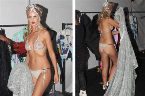 lady victoria hervey rocks see through lingerie on the