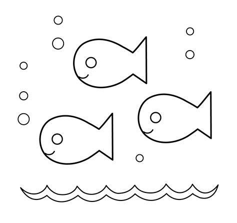cute fishies coloring page  clip art