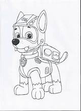 Coloring Paw Chase Patrol Pages sketch template