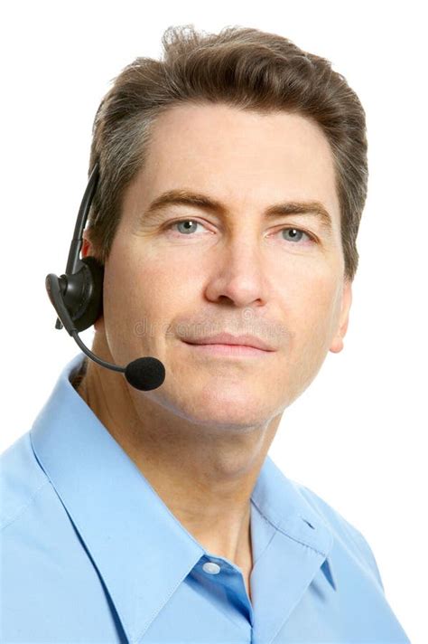 operator stock photo image  business personal handsome