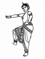 Coloring Pages Dancing Dance Coloriage Indienne Danse India Inde Bollywood Activite Une Popular Indian Gif Books sketch template