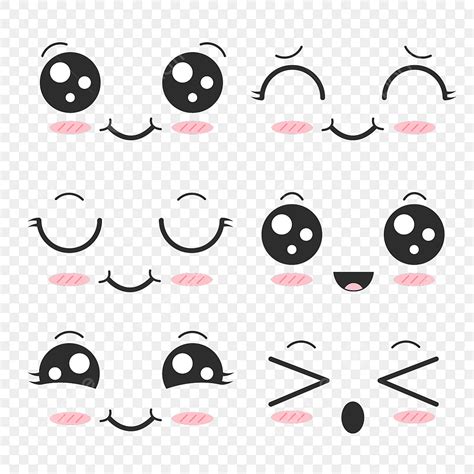 cute face expressions vector png images cute face cartoon expression