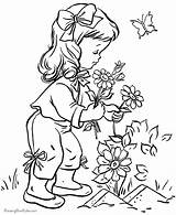 Coloring Flower Pages Kids Flowers Garden Sheets Printables Printable Animal Print Colouring Spring Book Raisingourkids Drawing Vintage Adults Children Activity sketch template