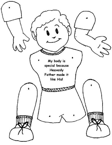 body parts coloring pages  preschool  getcoloringscom