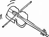 Violin Music Coloring Pages Printable sketch template